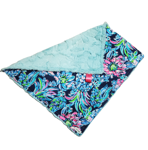 Lovey for Babies, Security Blanket, Minky Lovey, Baby Lovey Blanket, Minky Lovey Blanket, Ready to Ship, Baby Shower Gift, Lilly Mermaids