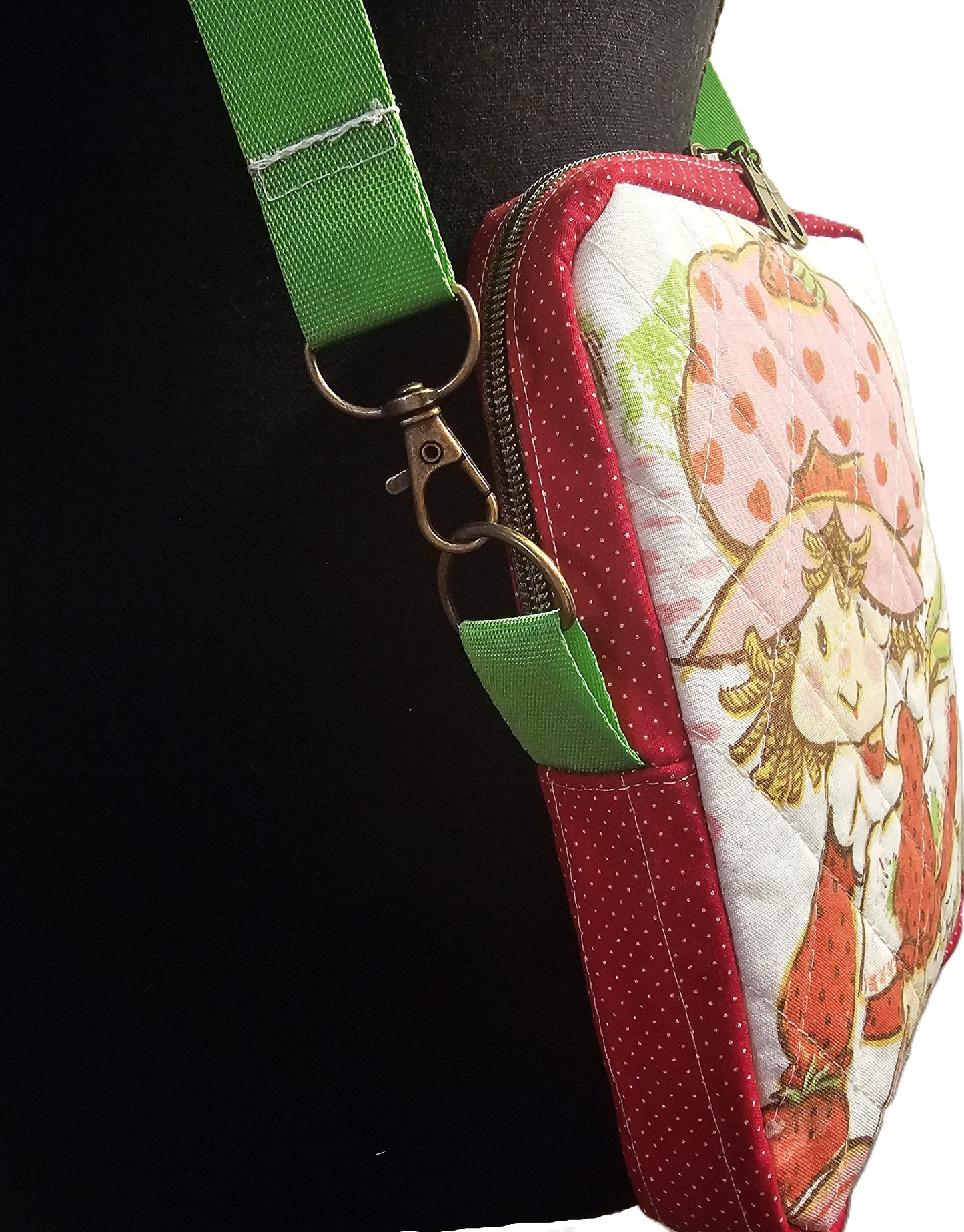 Crossbody Purse, Vintage Strawberry Shortcake, Gift for Girls, Christmas Gift, Strawberry Shortcake Gift, 1980s Gift, Strawberry Crossbody