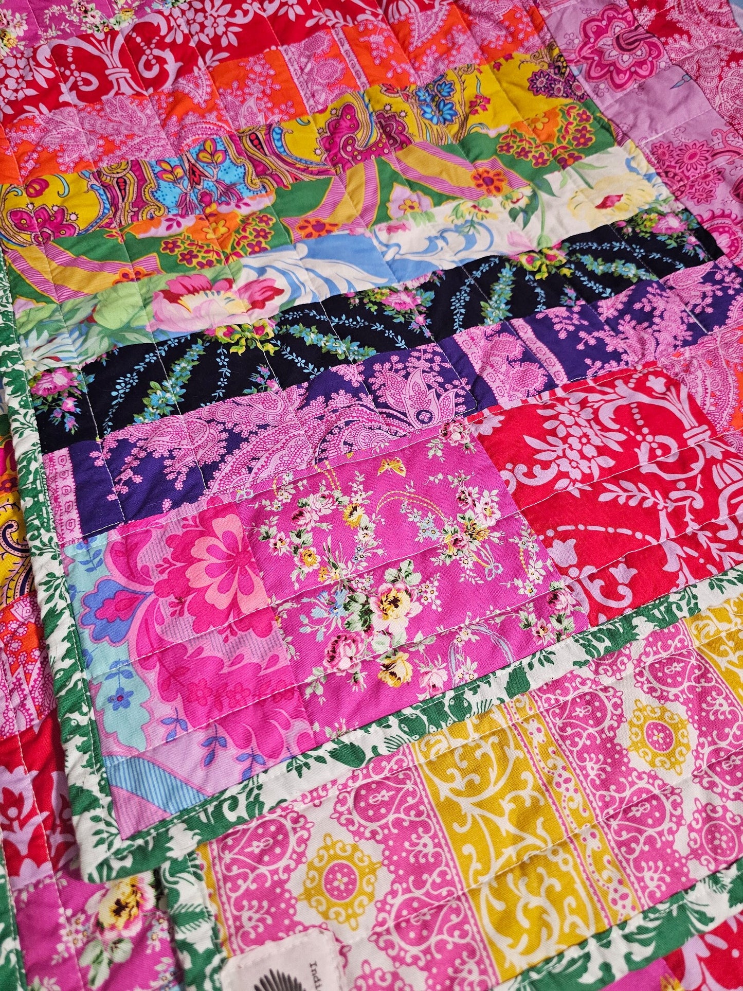 Handmade Quilt, Jennifer Paganelli Quilt, Crazy Love, Throw Quilt, Lap Quilt, Patchwork Quilt, Dorm Room Quilt, Handmade Gift for Girls