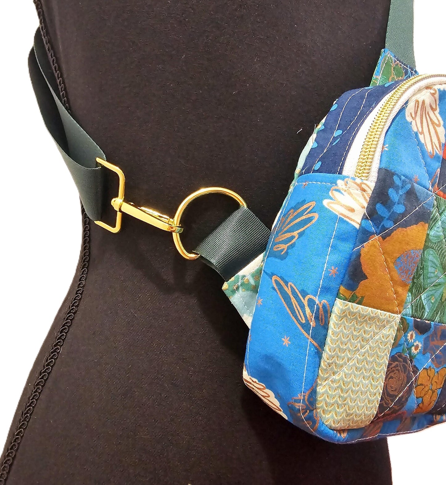 Mini Sling Backpack, Crossbody Backpack, Patchwork Purse, Ruby Star Society, Gift for Girls, Christmas Gift, Elixir Mushrooms, Mav Sling