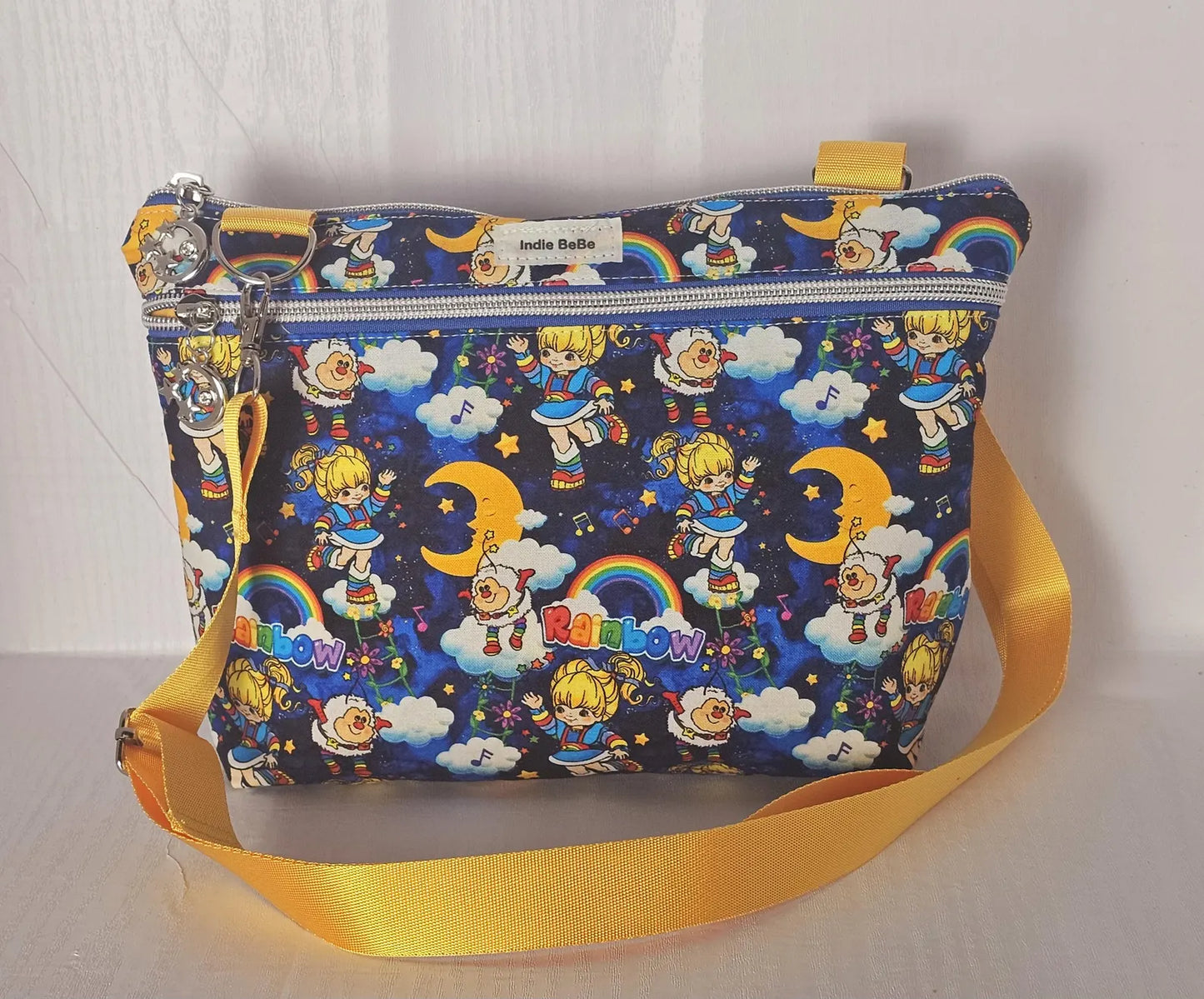 Crossbody Purse, Vintage Rainbow Brite, Gift for Girls, Christmas Gift, Rainbow Brite Gift, 1980s Gift, Rainbow Brite Crossbody