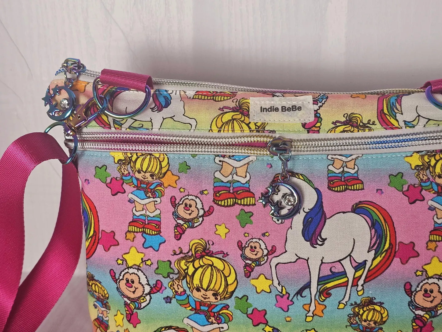 Crossbody Purse, Vintage Rainbow Brite, Gift for Girls, Christmas Gift, Rainbow Brite Gift, 1980s Gift, Rainbow Brite Crossbody
