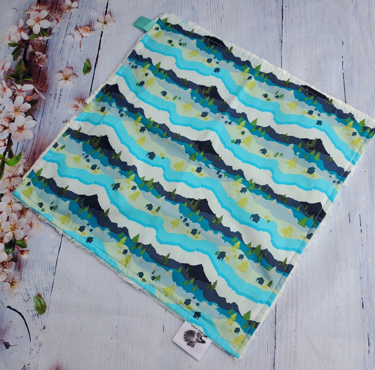 Lovey for Babies, Security Blanket, Minky Lovey, Baby Lovey Blanket, Minky Lovey Blanket, Ready to Ship, Baby Shower Gift, Pacifier Lovey