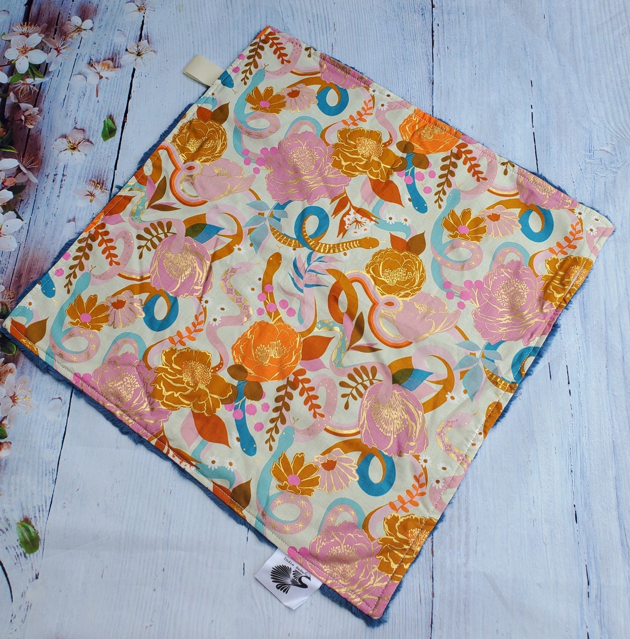 Lovey for Babies, Security Blanket, Minky Lovey, Baby Lovey Blanket, Minky Lovey Blanket, Ready to Ship Baby Shower Gift, Boho Lovey Blanket