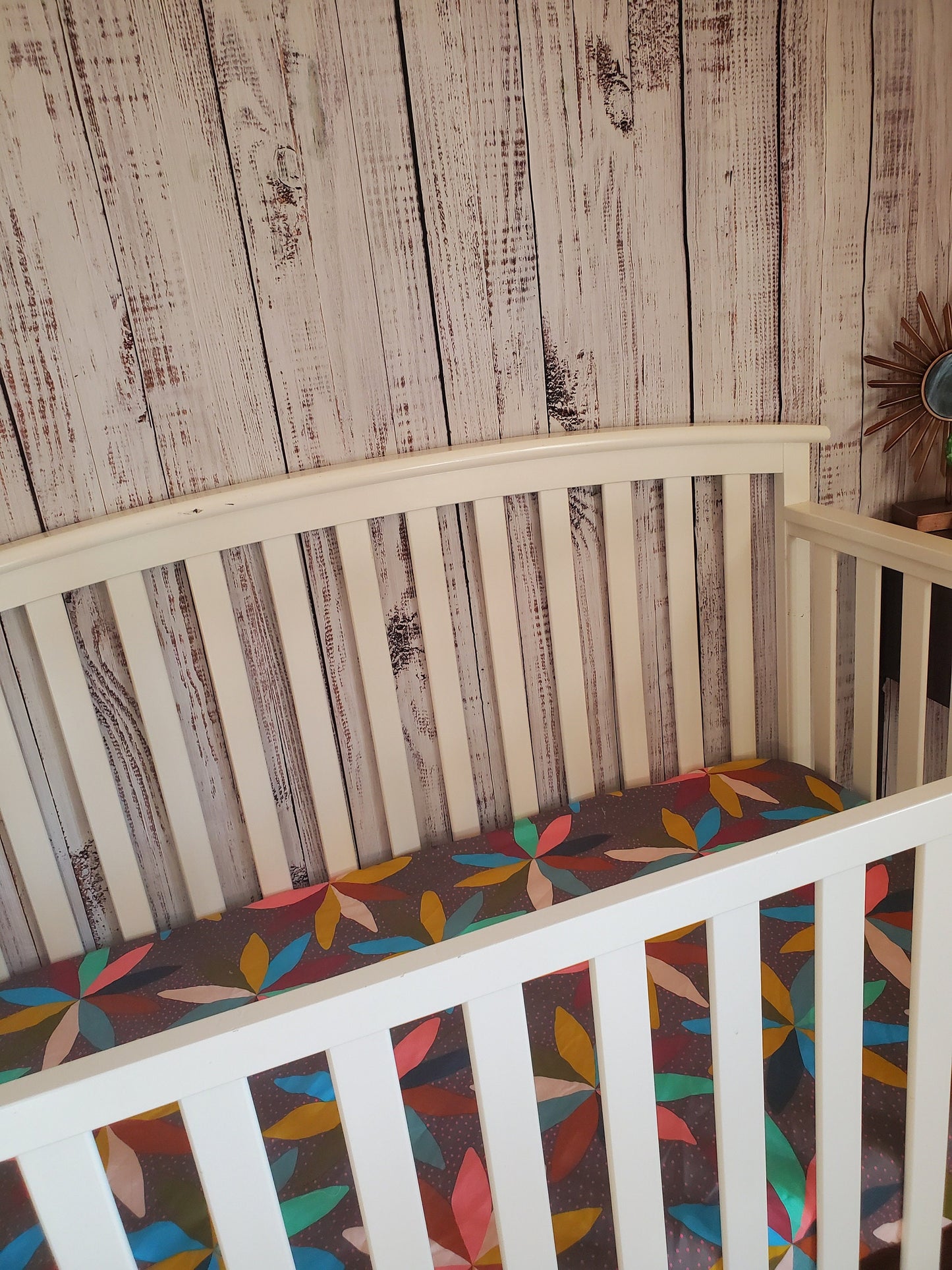 Crib Bedding, Bohemian Crib Sheet, Crib Sheet, Crib Sheet Boho, Nursery Bedding, Nursery Decor, Baby Shower Gift, Boho Floral Crib Bedding