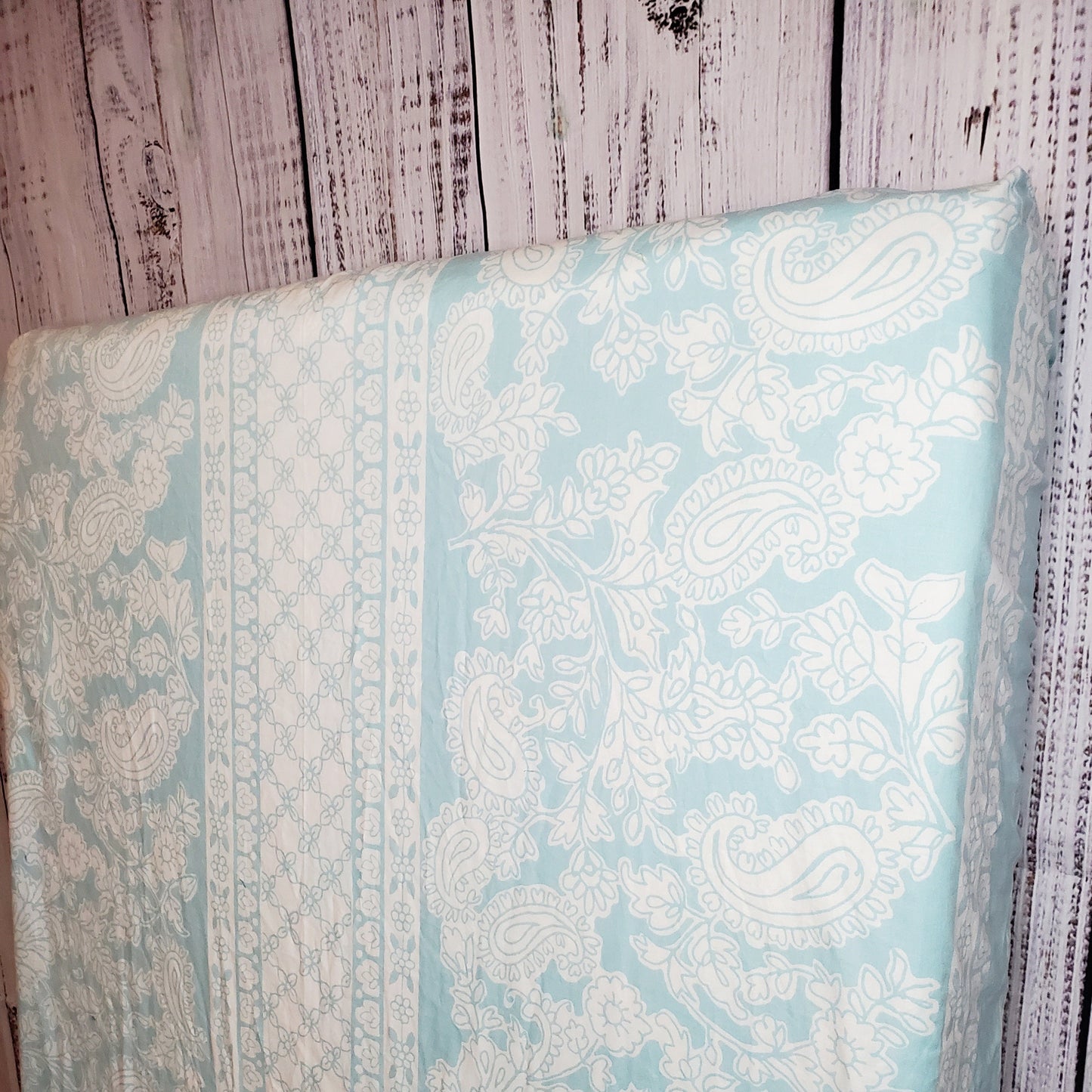 Crib Bedding, Blue Floral, Shabby Chic Crib Sheet, Crib Sheet Boho, Nursery Bedding, Nursery Decor, Baby Shower Gift, Floral Crib Bedding