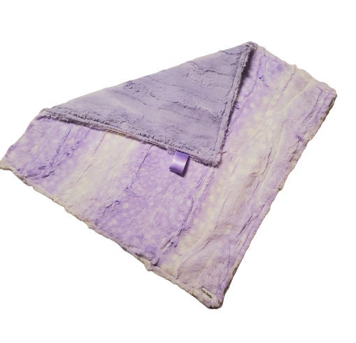 Faux Fur Blanket, Security Blanket, Handmade Blanket, Baby Blanket, Animal Lovey, Ready to Ship, Baby Shower Gift, Baby Gift, Gender Neutral