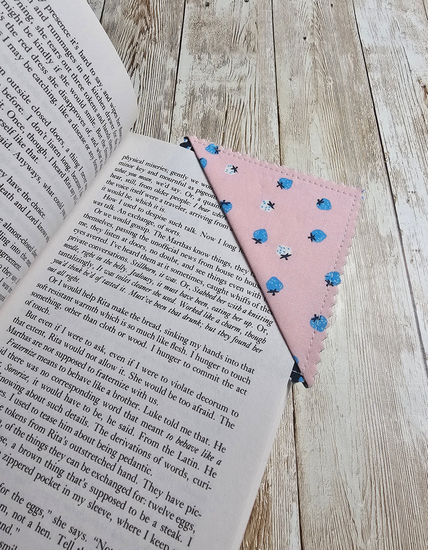 Handmade Fabric Bookmark – Back to School Supplies – Perfect for Kids, Teens, Teachers