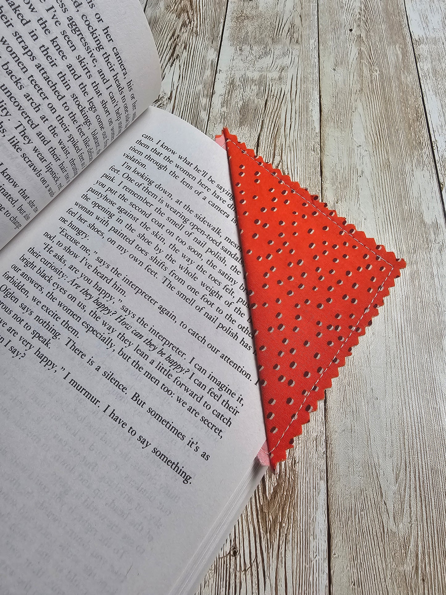Handmade Fabric Bookmark – Back to School Supplies – Perfect for Kids, Teens, Teachers