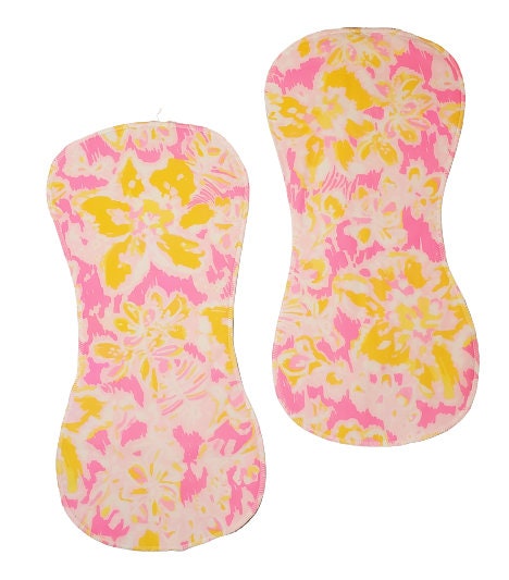 Kir Royal Pink Ooh La La, Pink Lilly Baby Burp Cloths, Burp Cloths for Girls, Baby Shower Gift, Gifts for Her, Baby Gift, Floral Burp Cloth