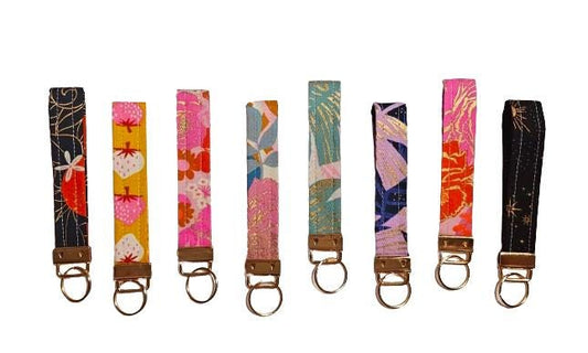 Key Fob Keychain, Keychain Wristlet, Ruby Star Society, Key Wristlet,  Fabric Keychain, Wristlet Keyfob, Wristlet Keychain, Gift for Her