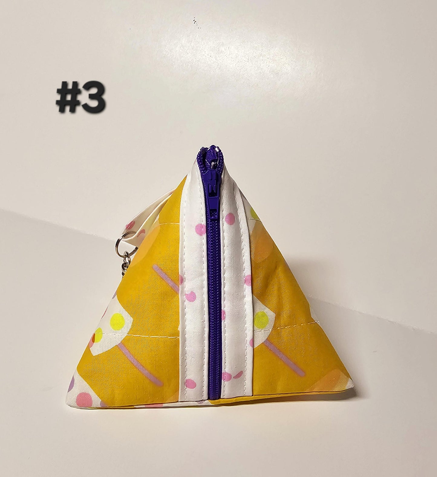 Pyramid Zippered Pouch, Coin Purse, Gifts for Her, Unique Gift, Ruby Star Society, Quilted Pouch, Christmas Gift, Stocking Stuffers, Floral