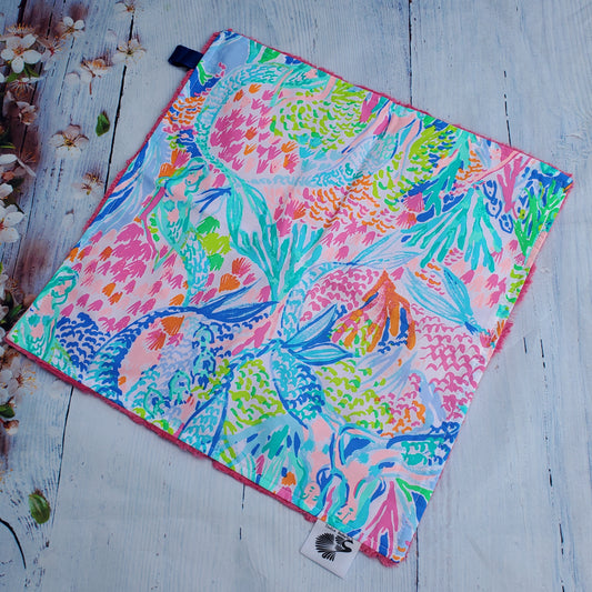 Lovey for Babies, Security Blanket, Minky Lovey, Baby Lovey Blanket, Minky Lovey Blanket, Ready to Ship, Baby Shower Gift, Lilly Mermaids