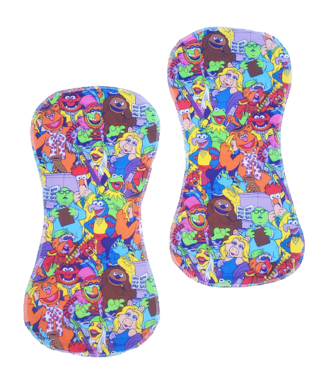 Muppets Burp Cloth Set, Burp Cloths for Boys, Baby Shower Gift, Gifts for Him, Gifts for Her, Gender Neutral Gift, Baby Gift