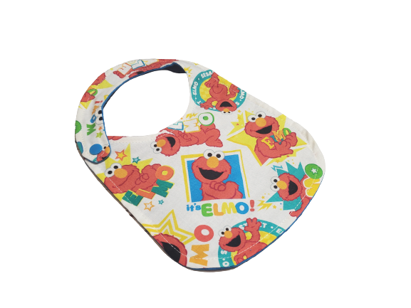 Handmade Baby Bib, Elmo Bib, Baby Bib, Baby Shower Gift, Gift for Babies