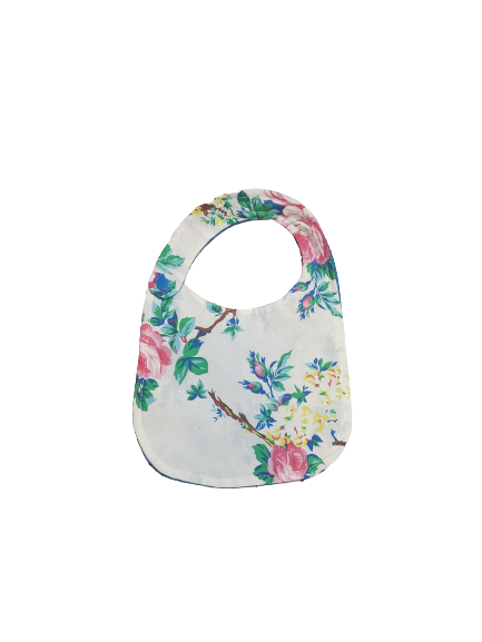 Handmade Baby Bib, Vintage Floral Bib, Boho Baby Bib, Baby Shower Gift, Gift for Babies