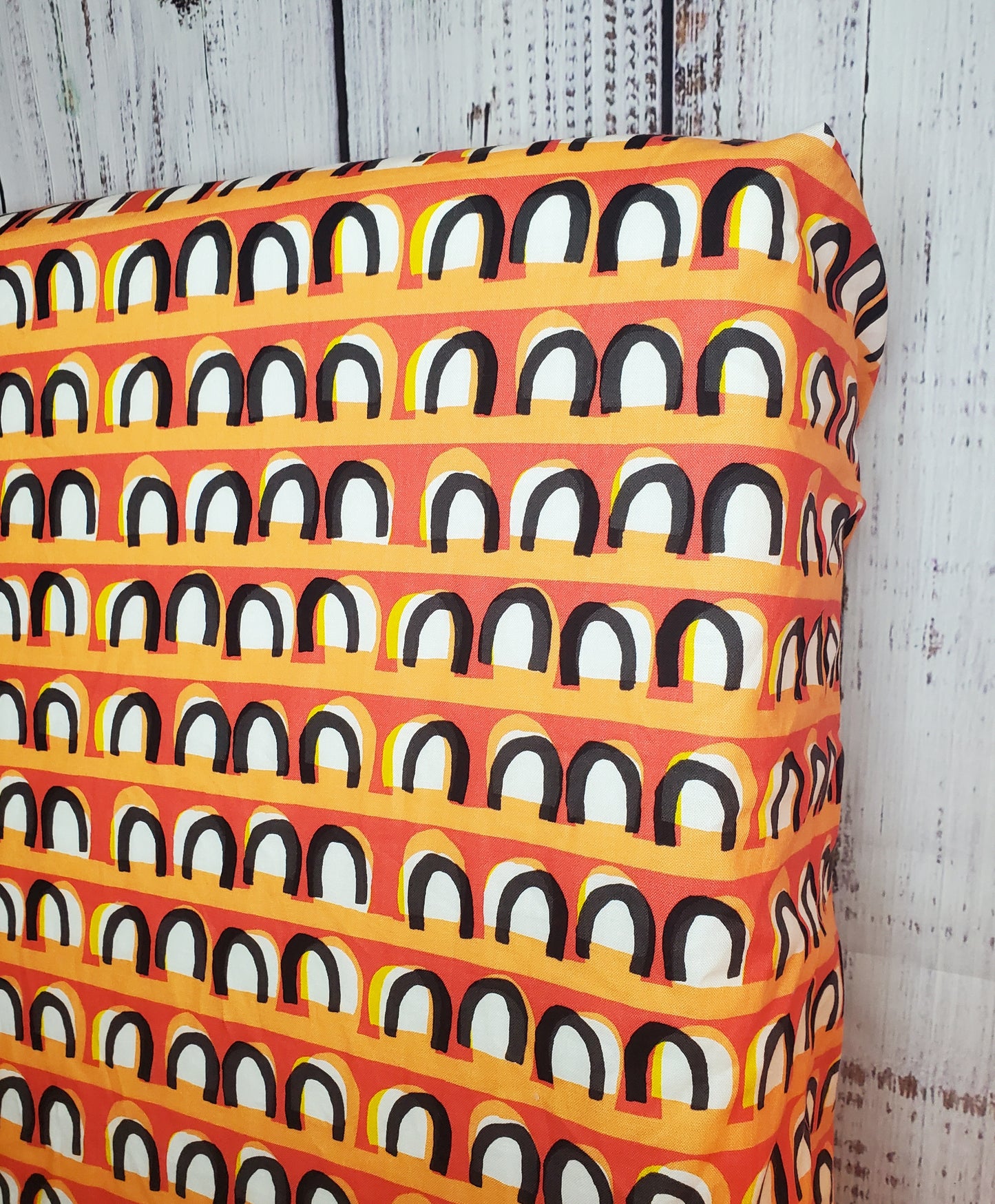 Crib Bedding, Black and Orange Rainbow, Crib Sheet, Crib Sheet Boho, Nursery Bedding, Nursery Decor, Baby Shower Gift, Boho Rainbow Bedding (Copy)