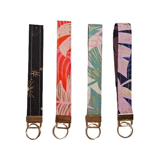 Key Fob Keychain, Keychain Wristlet, Ruby Star Society, Key Wristlet,  Fabric Keychain, Wristlet Keyfob, Wristlet Keychain, Gift for Her