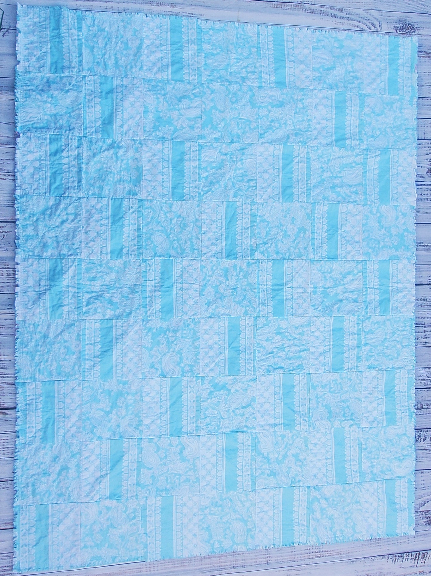 Handmade Quilt, Lilly Quilt, Rag Quilt Throw, Gifts for Her, Mothers Day Gift, Beach Quilt, Preppy Quilt, Housewarming Gift, Mermaids Quilt