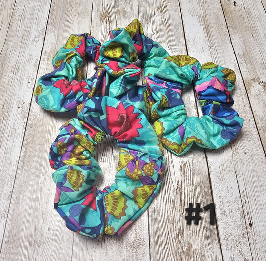 Anna Marie Horner Fabric, Hair Scrunchies, Hair Tie, Handmade Gift, Bohemian Hair, Boho Gift, Bohemian Scrunchie, Gift for Mom, Boho Hair