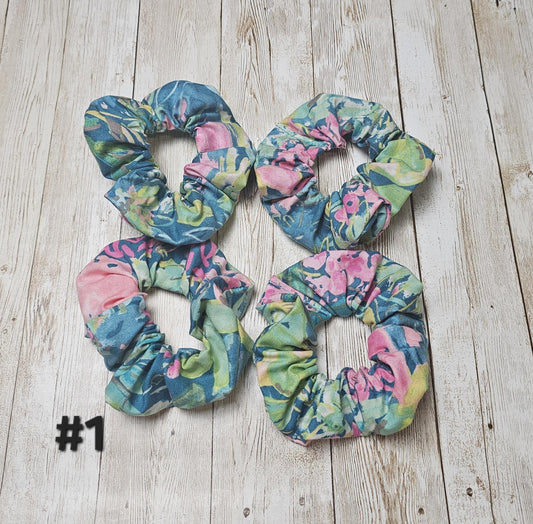 Cottagecore Fabric, Hair Scrunchies, Hair Tie, Handmade Gift, Bohemian Hair, Boho Gift, Floral Scrunchies, Gift for Mom, Boho Hair Tie