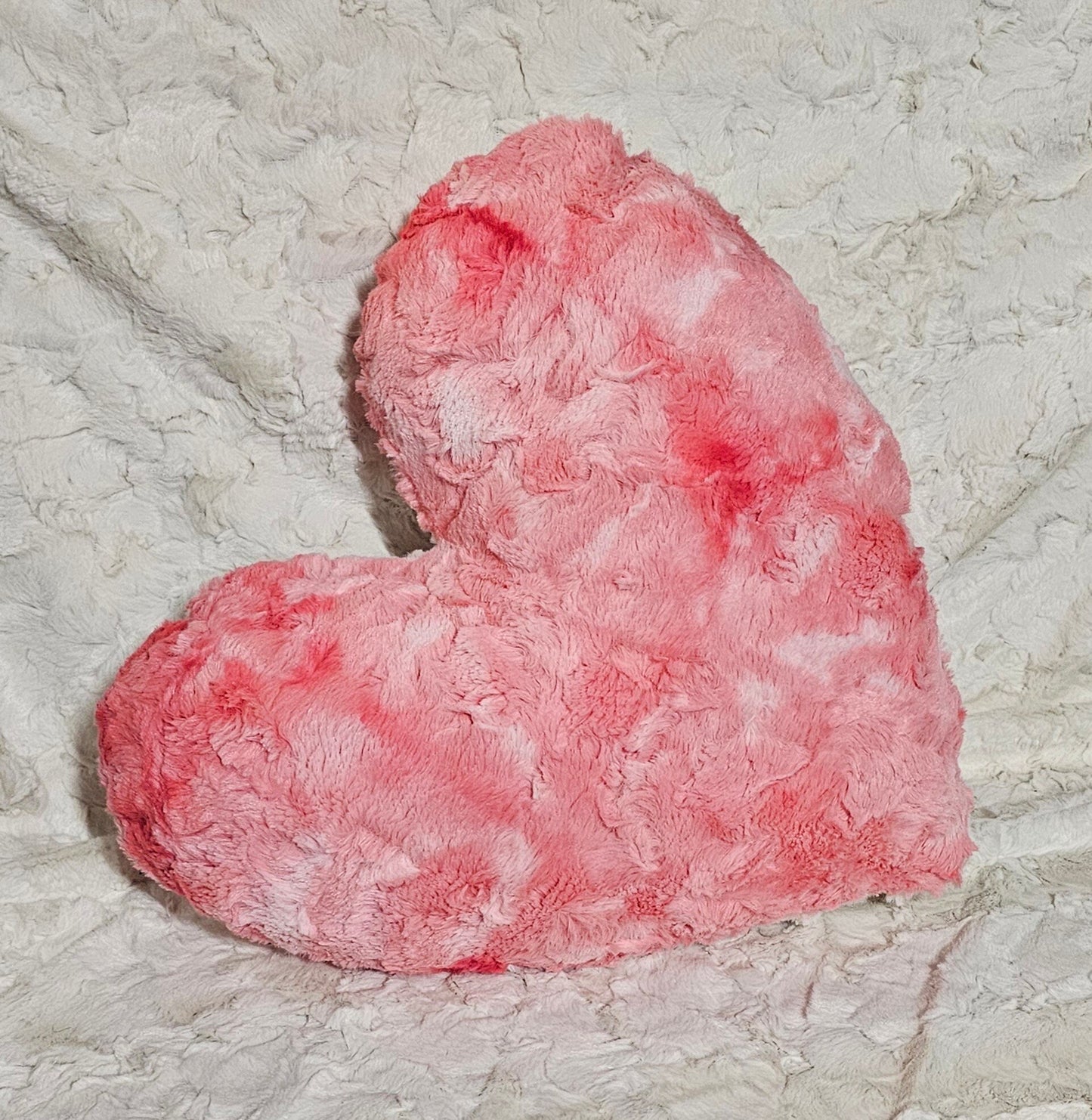Patchwork Pillow, Heart Pillow Plushy, Gift for Girls, Tie Dye Heart Pillow, Boho Valentine Gift, Heart Surgery Pillow,  Heart Cushion