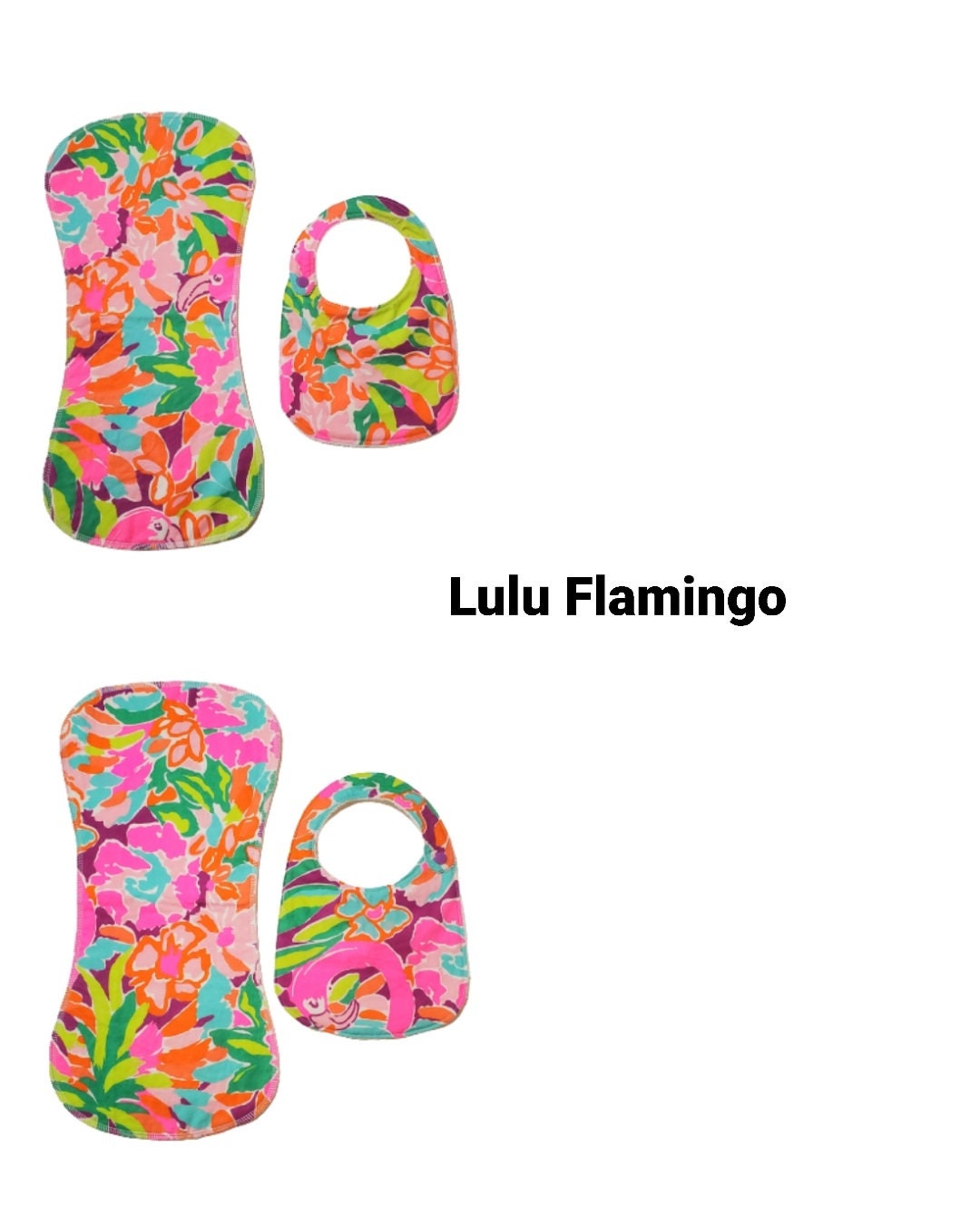 Lilly Mermaids Gift Set, Bib & Burp Cloth Set, Bibs for Girls, Baby Shower Gift, Gift for New Mom, Gifts for Her, Mermaids Cove, Burp Cloth