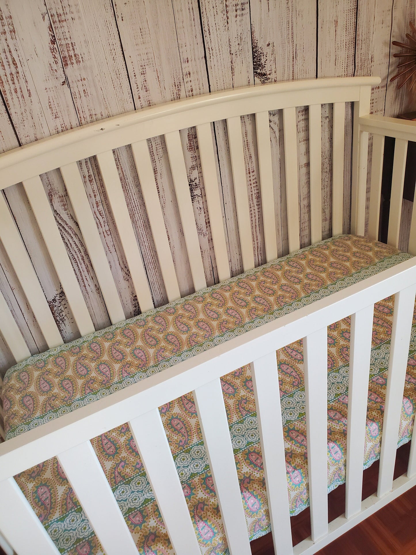 Crib Bedding, Bohemian Crib Sheet, Crib Sheet, Crib Sheet Boho, Nursery Bedding, Nursery Decor, Baby Shower Gift, Boho Floral Crib Bedding