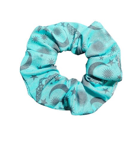 Out of print Tula Pink fabric, hair scrunchies, Hair Tie, Handmade Gift, Venus Moths, Day of the Dead, Hair Accessories, Tula Pink Gift