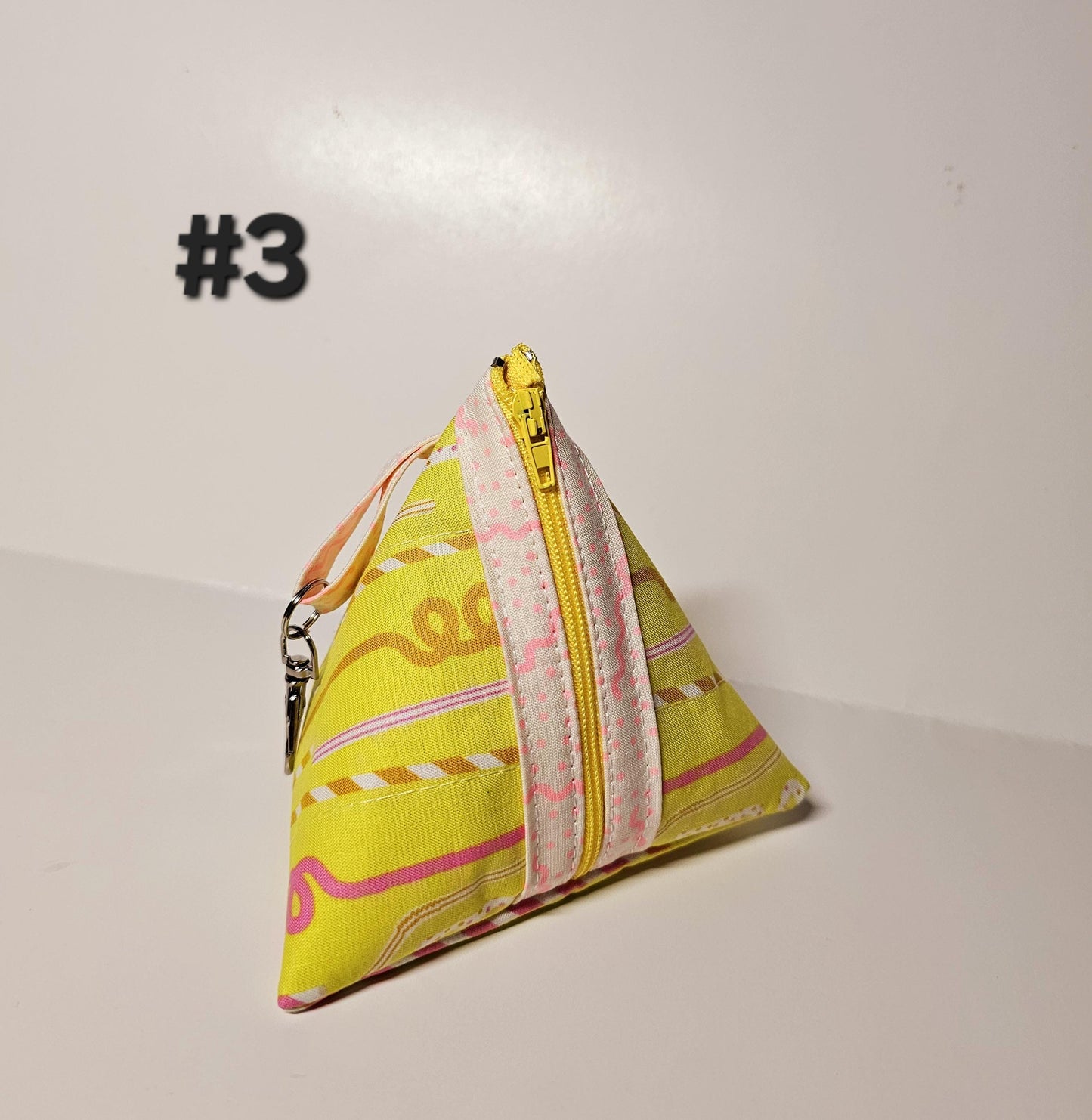 Pyramid Zippered Pouch, Coin Purse, Gifts for Her, Unique Gift, Ruby Star Society, Quilted Pouch, Christmas Gift, Stocking Stuffers, Floral