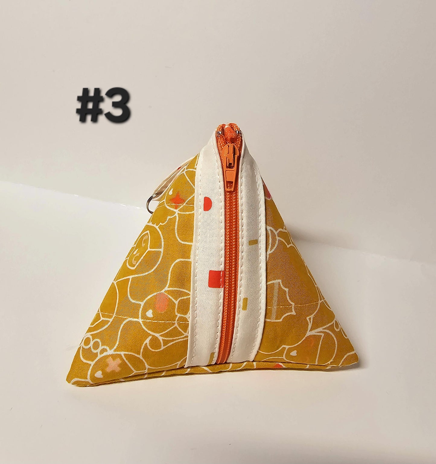 Pyramid Zippered Pouch, Coin Purse, Gifts for Her, Unique Gift, Ruby Star Society, Quilted Pouch, Christmas Gift, Stocking Stuffers, Floral
