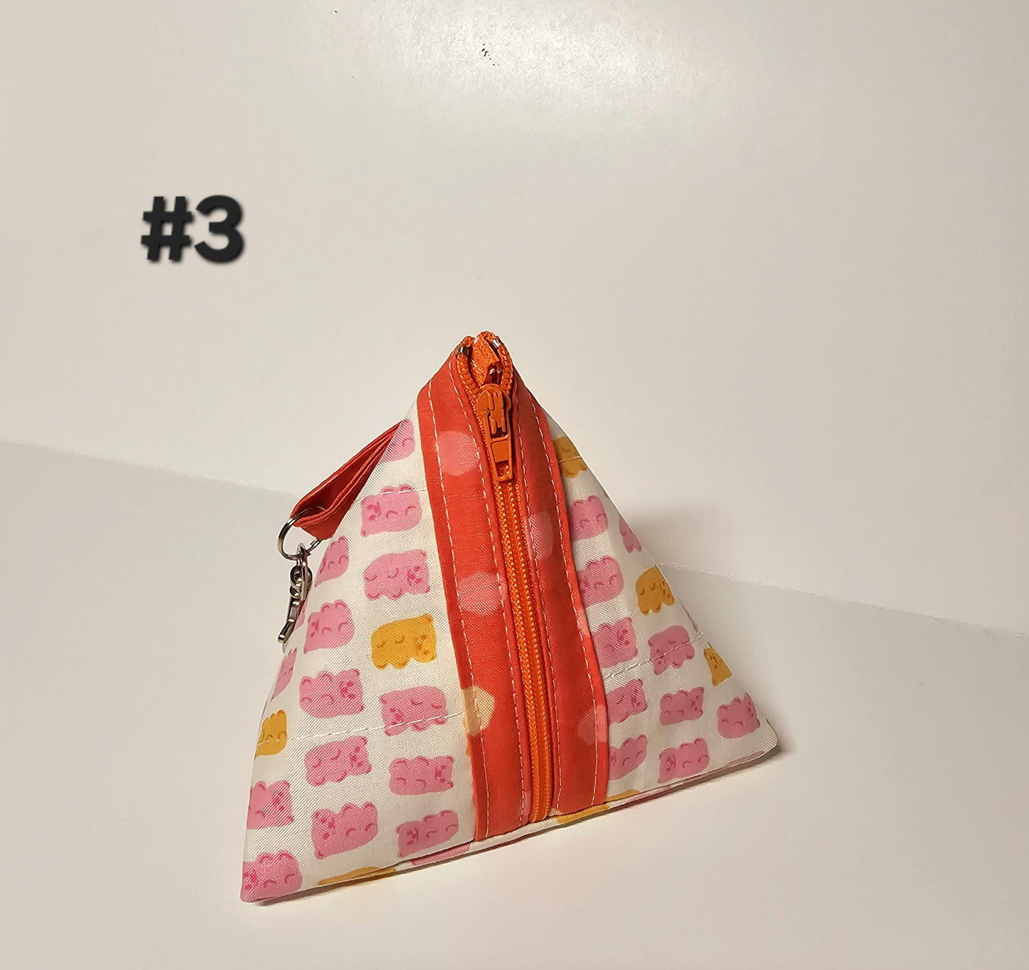 Pyramid Zippered Pouch, Coin Purse, Gifts for Her, Unique Gift, Ruby Star Society, Quilted Pouch, Christmas Gift, Stocking Stuffers, Floral