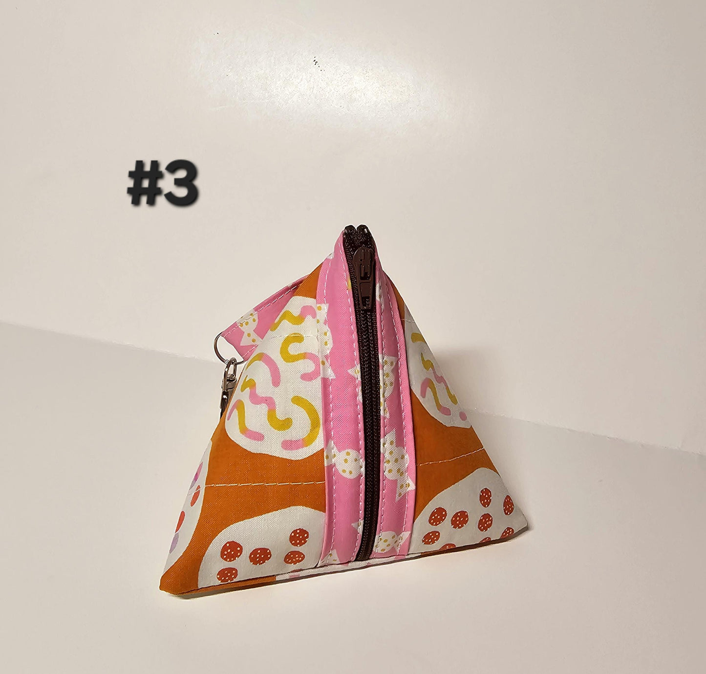 Pyramid Zippered Pouch, Coin Purse, Gifts for Her, Unique Gift, Ruby Star Society, Quilted Pouch, Christmas Gift, Stocking Stuffers, Floral