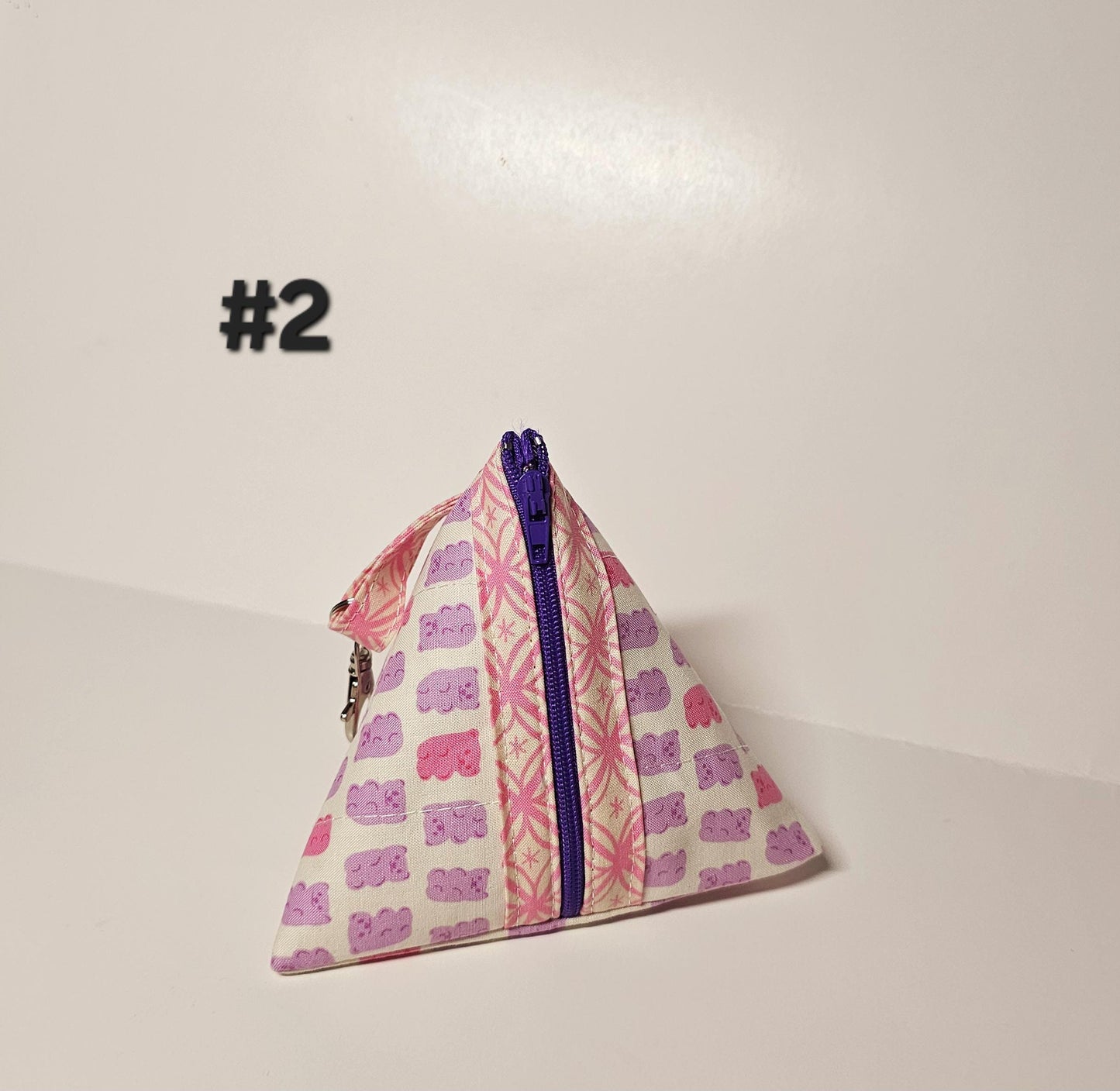 Pyramid Zippered Pouch, Coin Purse, Gifts for Her, Unique Gift, Ruby Star Society, Quilted Pouch, Christmas Gift, Stocking Stuffers, Floral