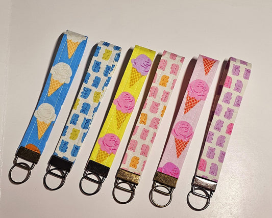 Key Fob Keychain, Keychain Wristlet, Ruby Star Society, Key Wristlet,  Fabric Keychain, Wristlet Keyfob, Wristlet Keychain, Gift for Her