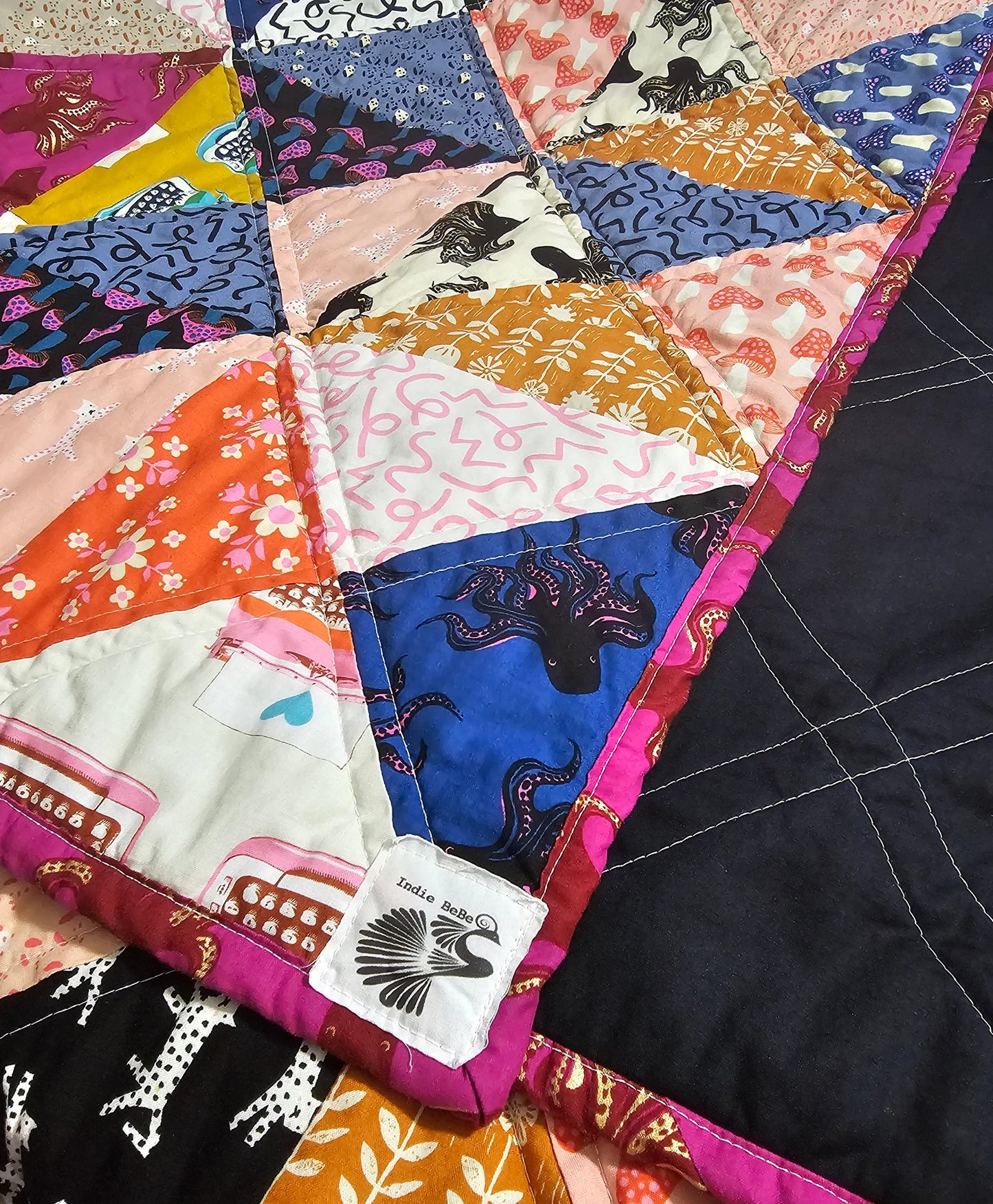 Handmade Quilt, Ruby Star Society Quilt, Darlings 2, Throw Quilt, Lap Quilt, Patchwork Quilt, Dorm Room Quilt, Handmade Gift for Girls