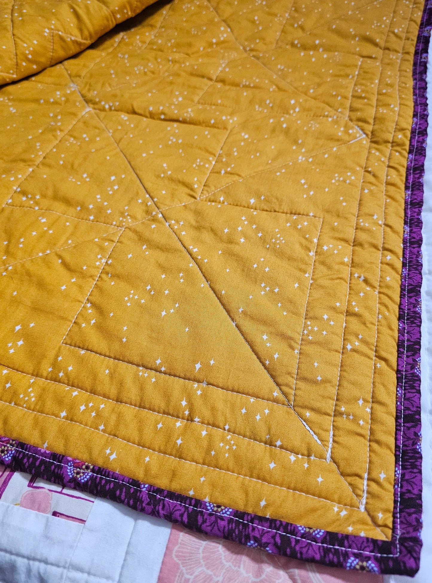 Handmade Quilt, Ruby Star Society Quilt, Reading Nook, Throw Quilt, Lap Quilt, Patchwork Quilt, Dorm Room Quilt, Handmade Gift for Girls