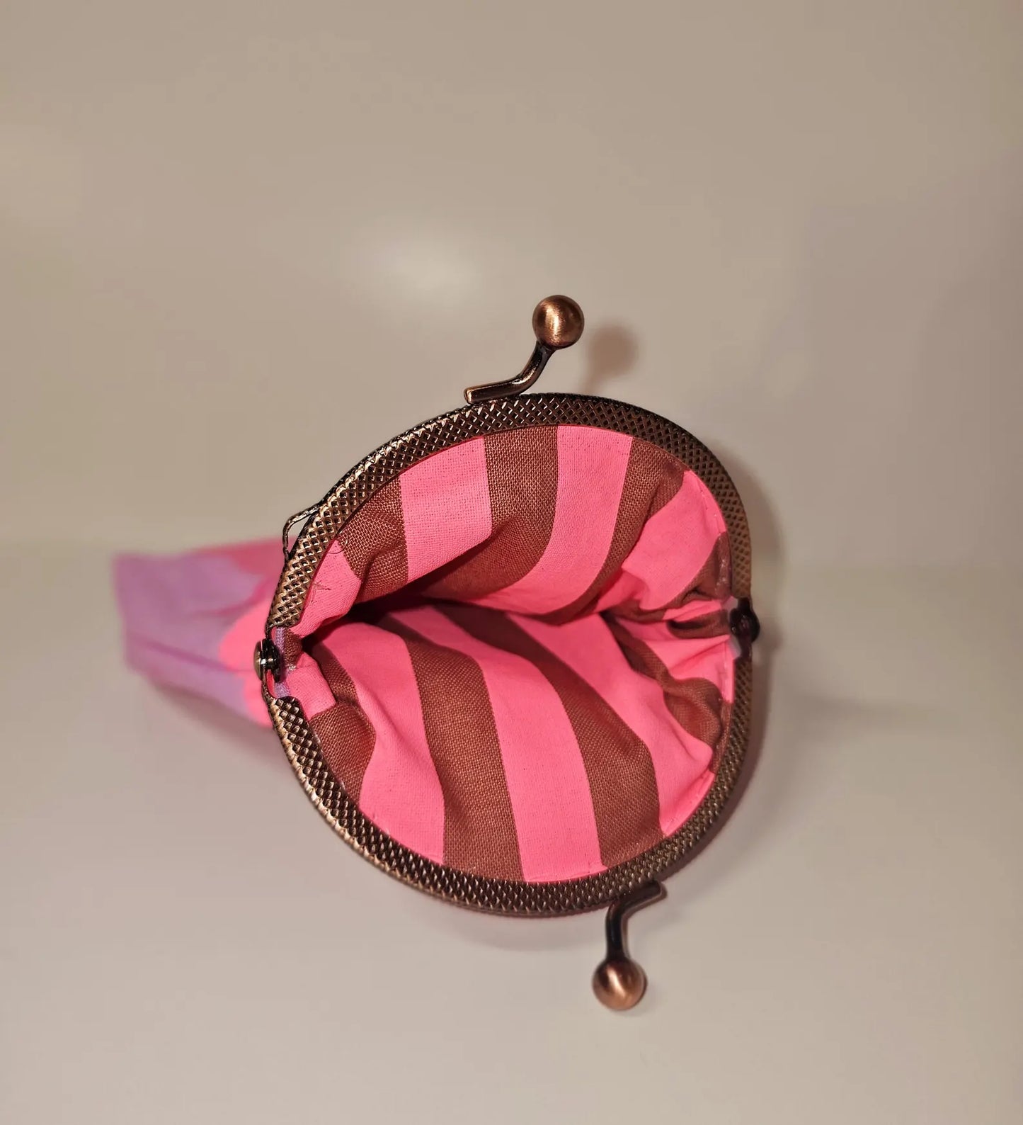 Kiss Lock Pouch, Kiss Lock Coin Purse, Gifts for Her, Unique Gift, Tula Pink Fabric, Christmas Gift, Stocking Stuffer, Neon Coin Purse