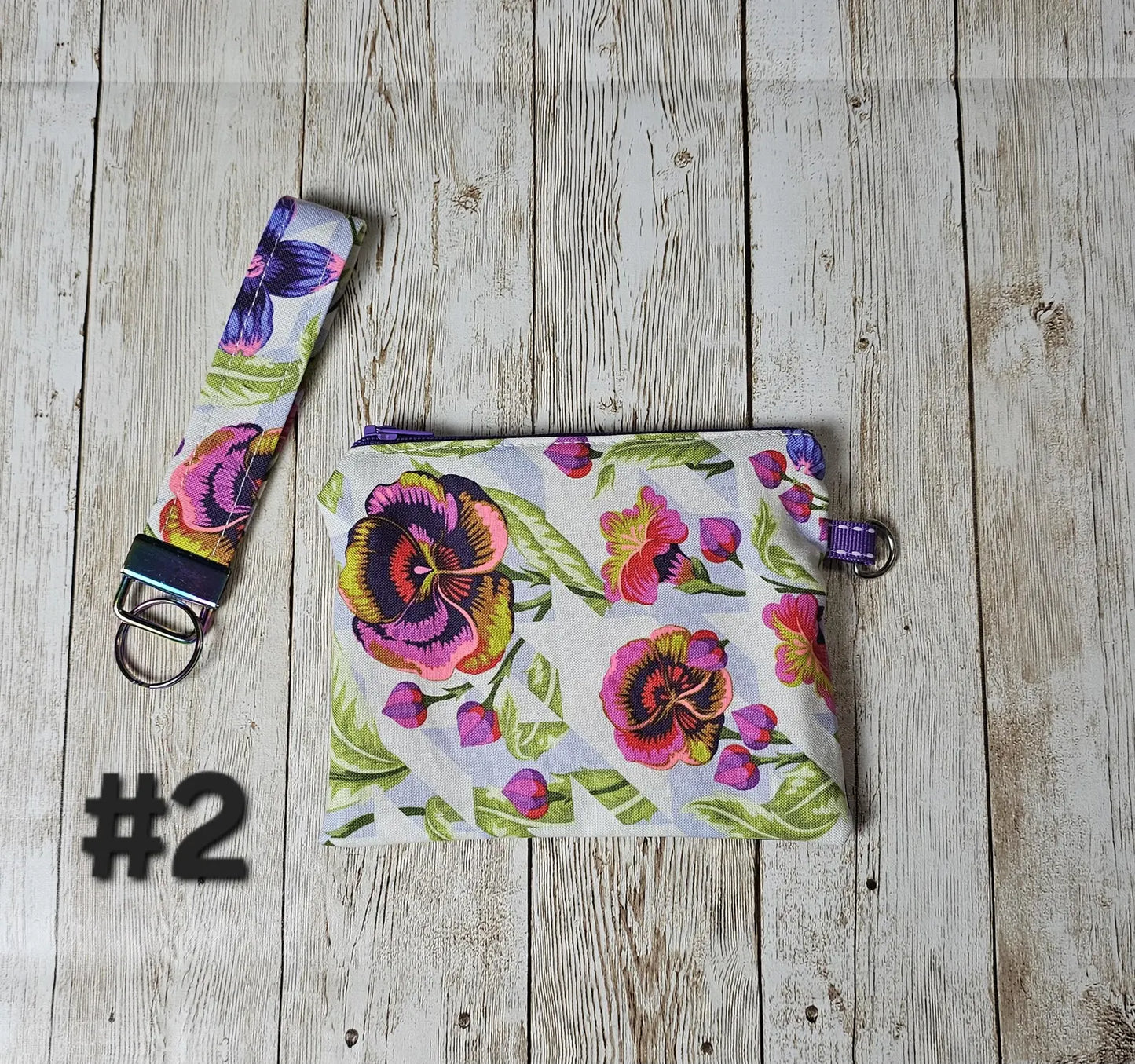 Key Fob Keychain, Keychain Wristlet, Floral Fabric Wristlet, Key Wristlet, Fabric Keychain, Tiny Floral, Wristlet Keychain, Gift for Her