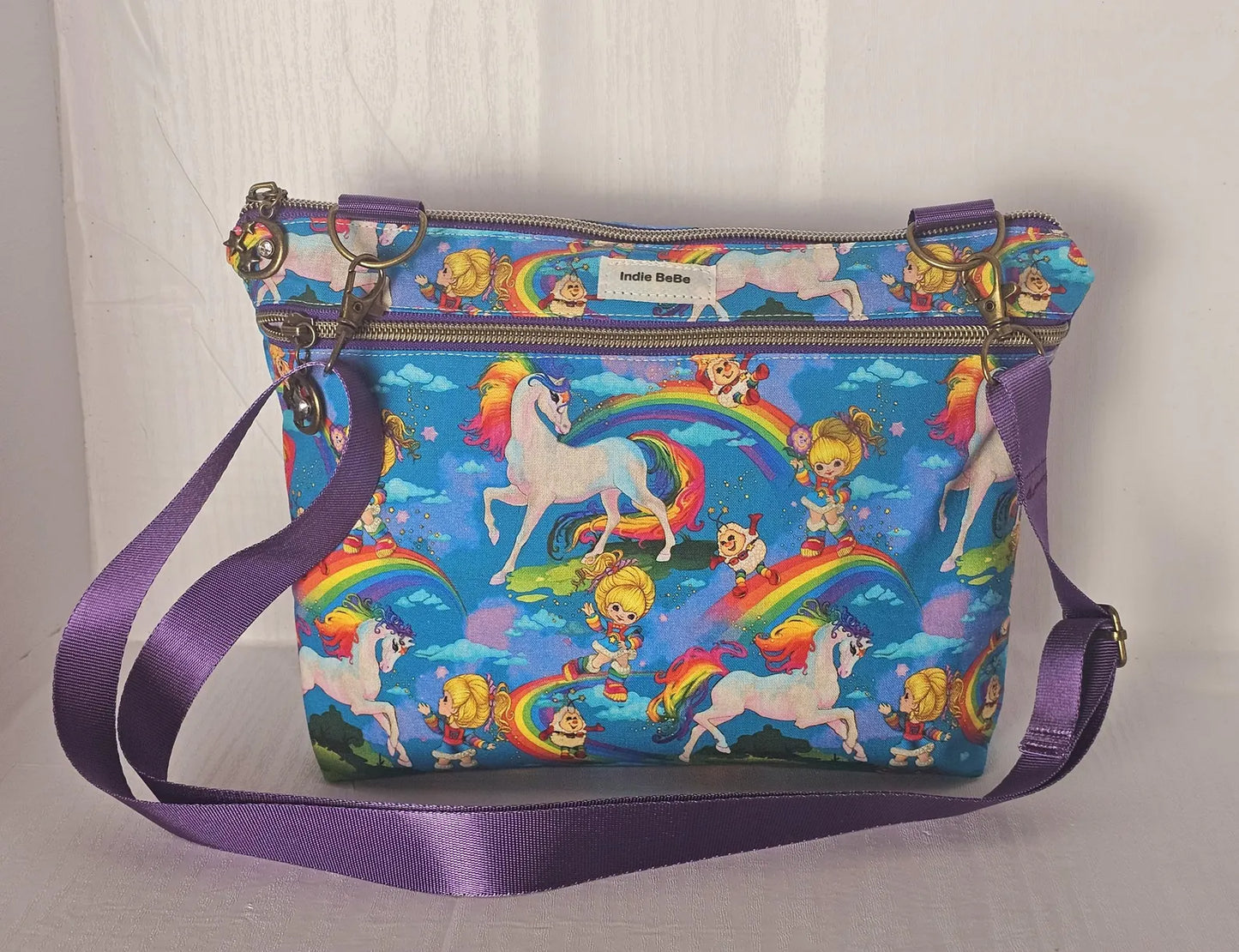 Crossbody Purse, Vintage Rainbow Brite, Gift for Girls, Christmas Gift, Rainbow Brite Gift, 1980s Gift, Rainbow Brite Crossbody