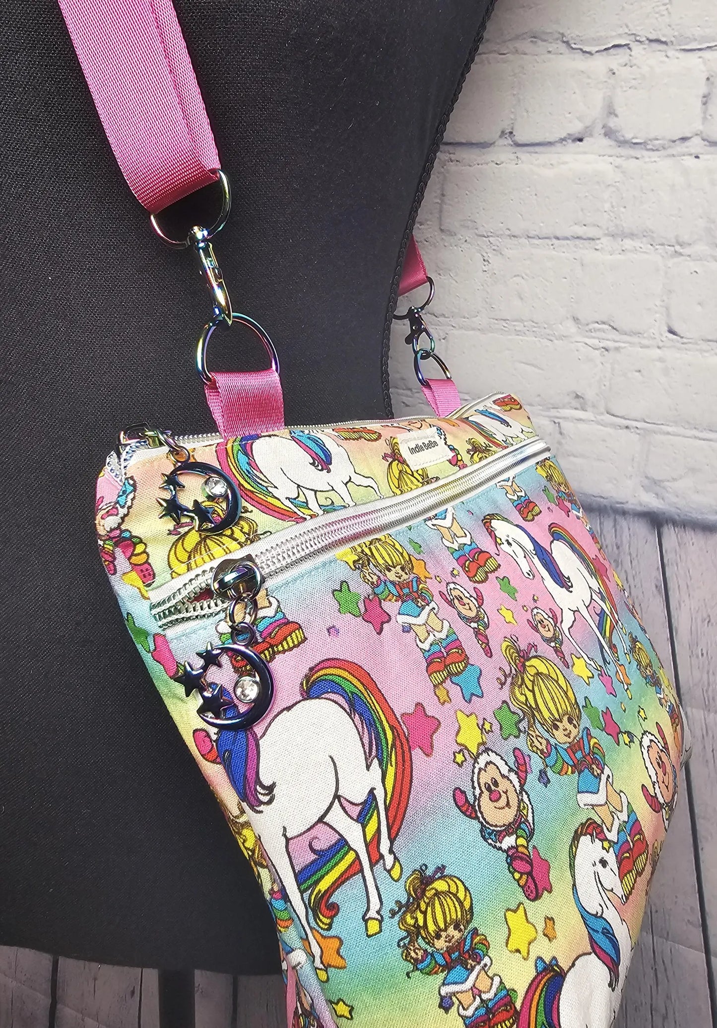 Crossbody Purse, Vintage Rainbow Brite, Gift for Girls, Christmas Gift, Rainbow Brite Gift, 1980s Gift, Rainbow Brite Crossbody