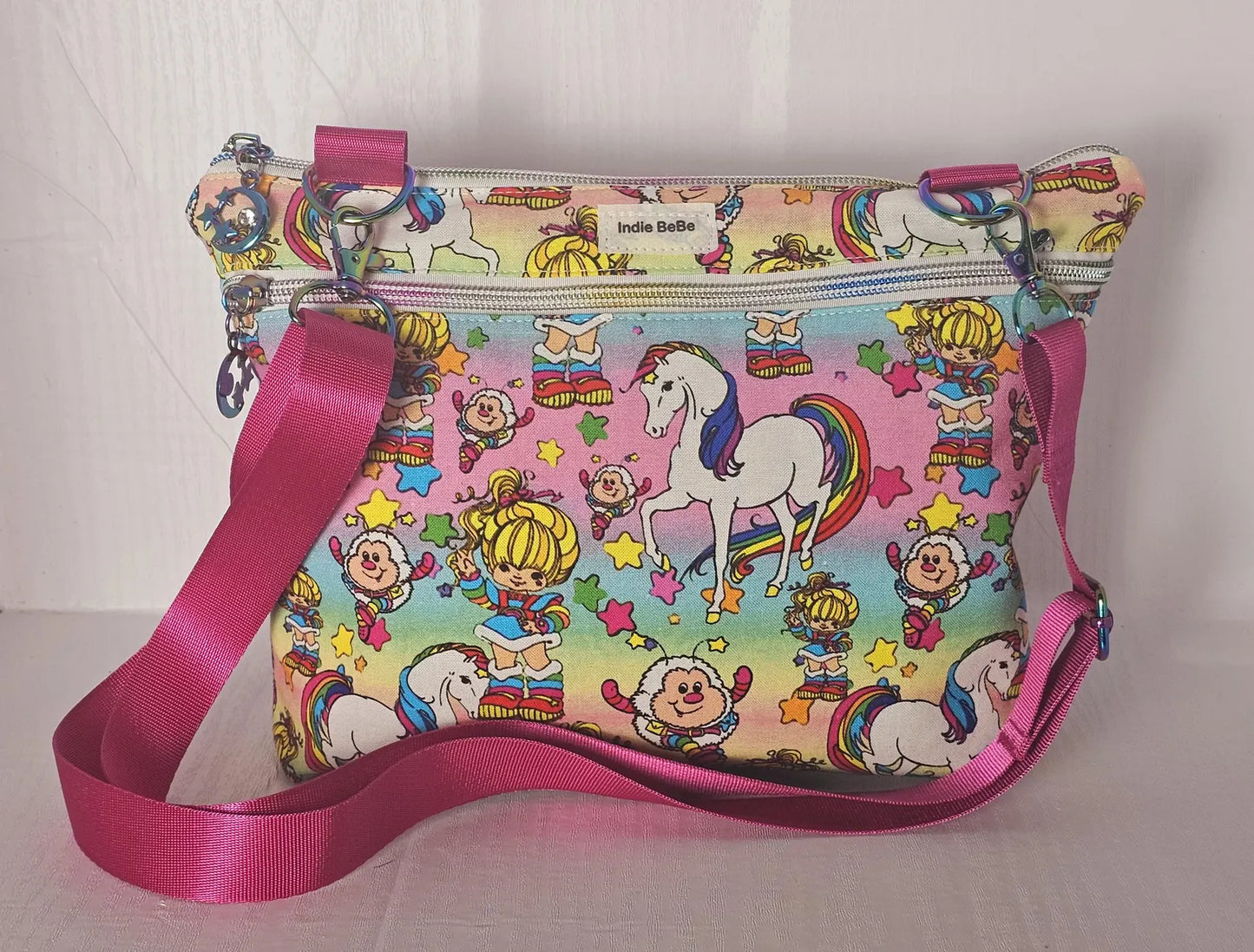 Crossbody Purse, Vintage Rainbow Brite, Gift for Girls, Christmas Gift, Rainbow Brite Gift, 1980s Gift, Rainbow Brite Crossbody