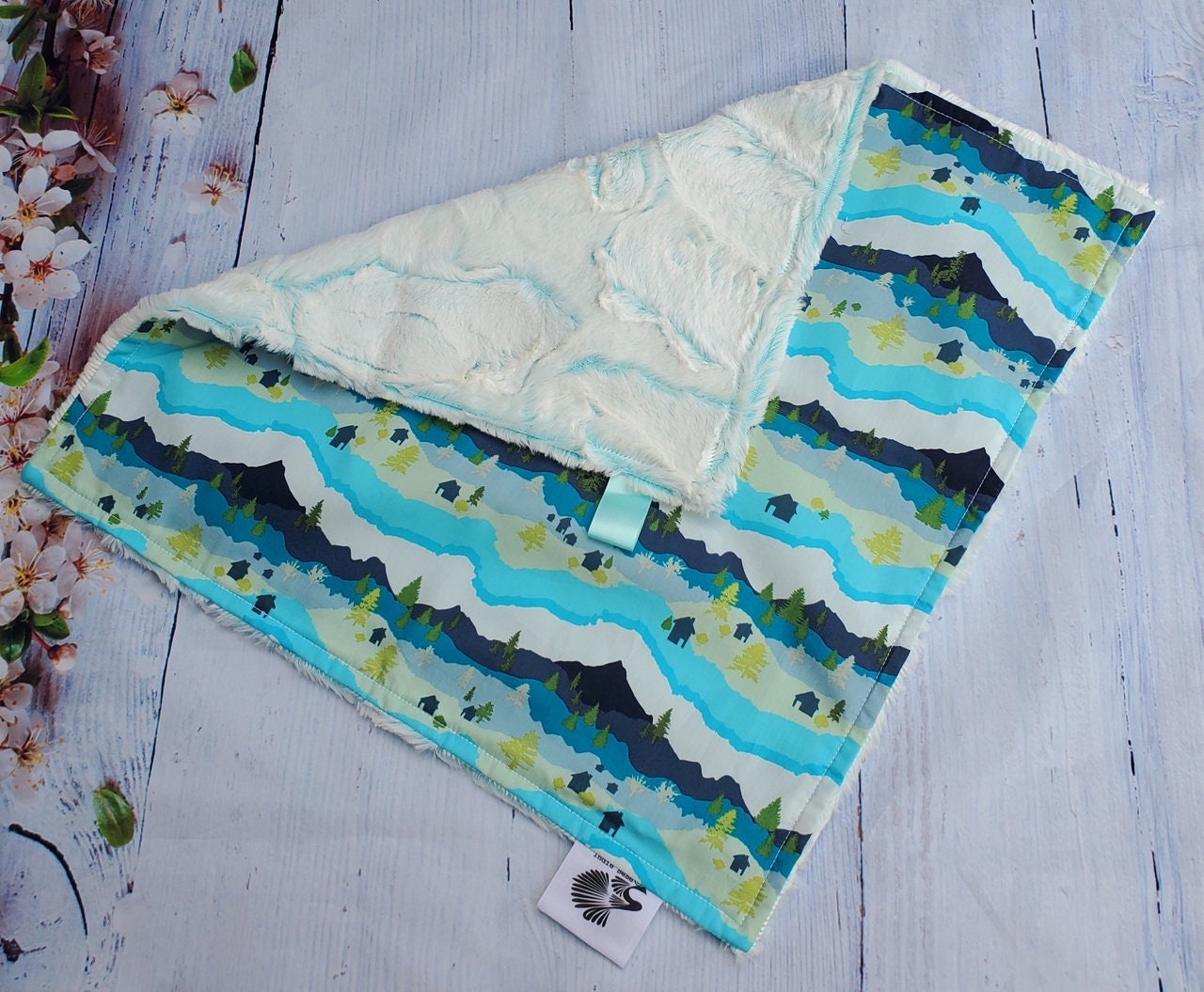 Lovey for Babies, Security Blanket, Minky Lovey, Baby Lovey Blanket, Minky Lovey Blanket, Ready to Ship, Baby Shower Gift, Pacifier Lovey