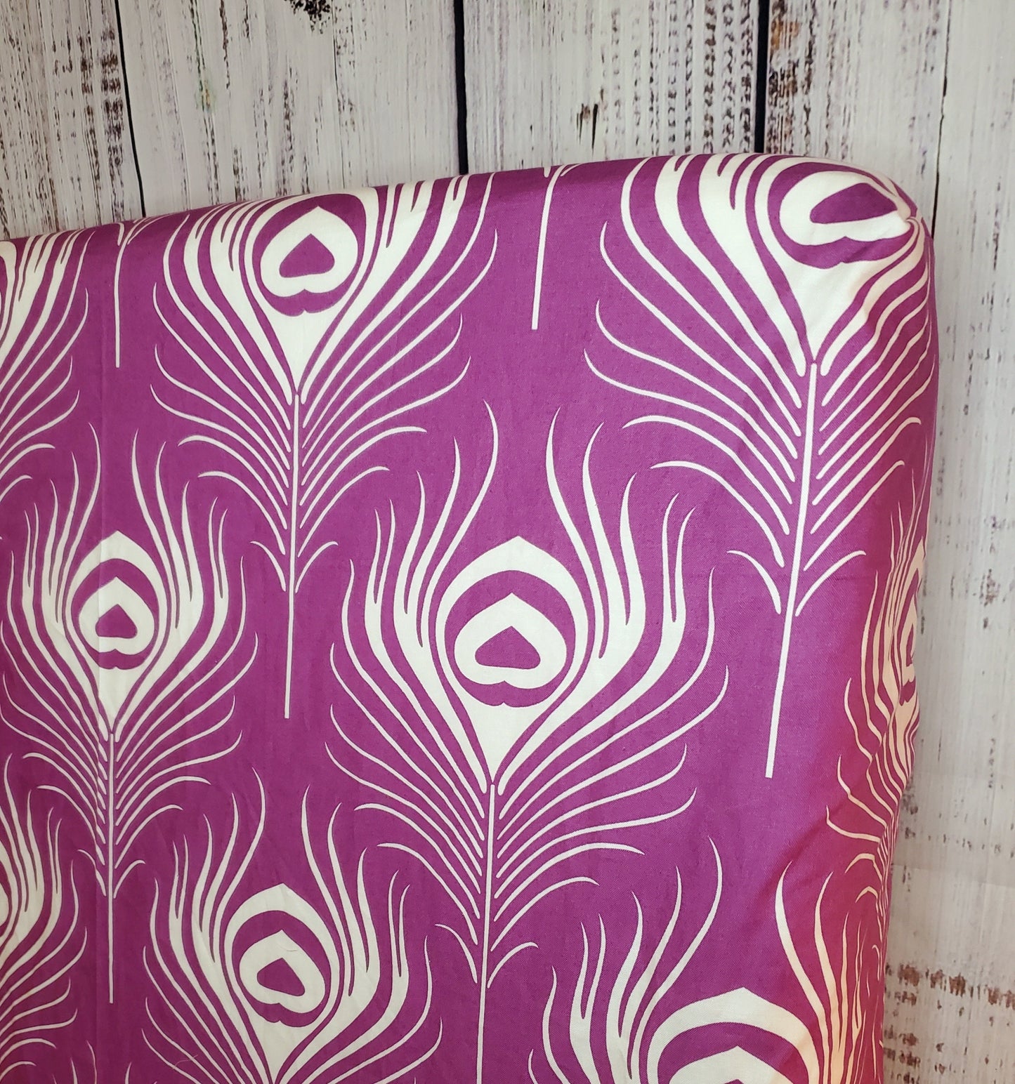 Peacock Crib Sheet, Bohemian Crib Sheet, Crib Sheet Boho, Nursery Bedding, Nursery Decor, Baby Shower Gift, Boho Peacock Feathers Crib