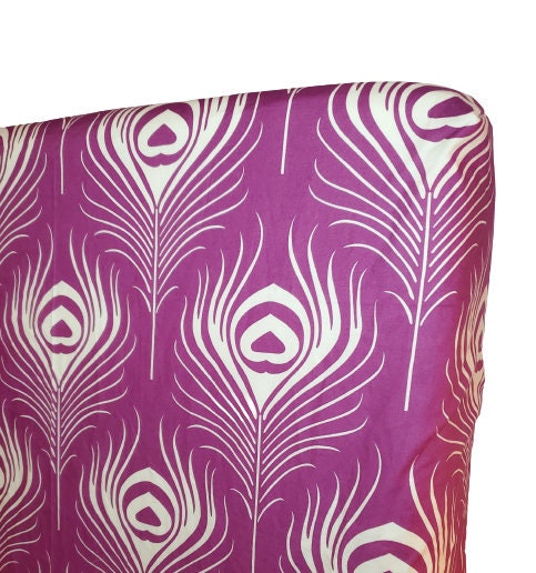 Peacock Crib Sheet, Bohemian Crib Sheet, Crib Sheet Boho, Nursery Bedding, Nursery Decor, Baby Shower Gift, Boho Peacock Feathers Crib