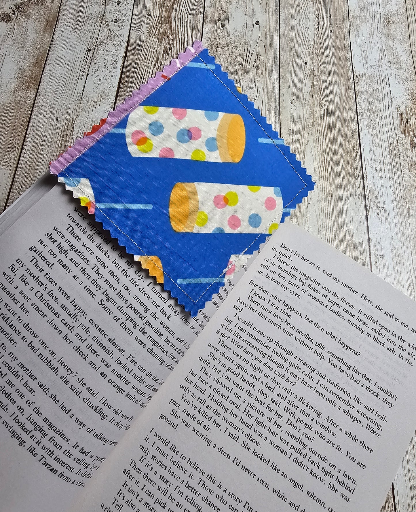 Handmade Fabric Bookmark – Back to School Supplies – Perfect for Kids, Teens, Teachers
