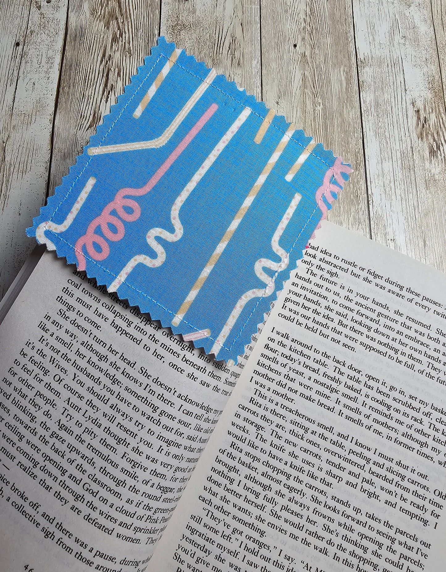 Handmade Fabric Bookmark – Back to School Supplies – Perfect for Kids, Teens, Teachers