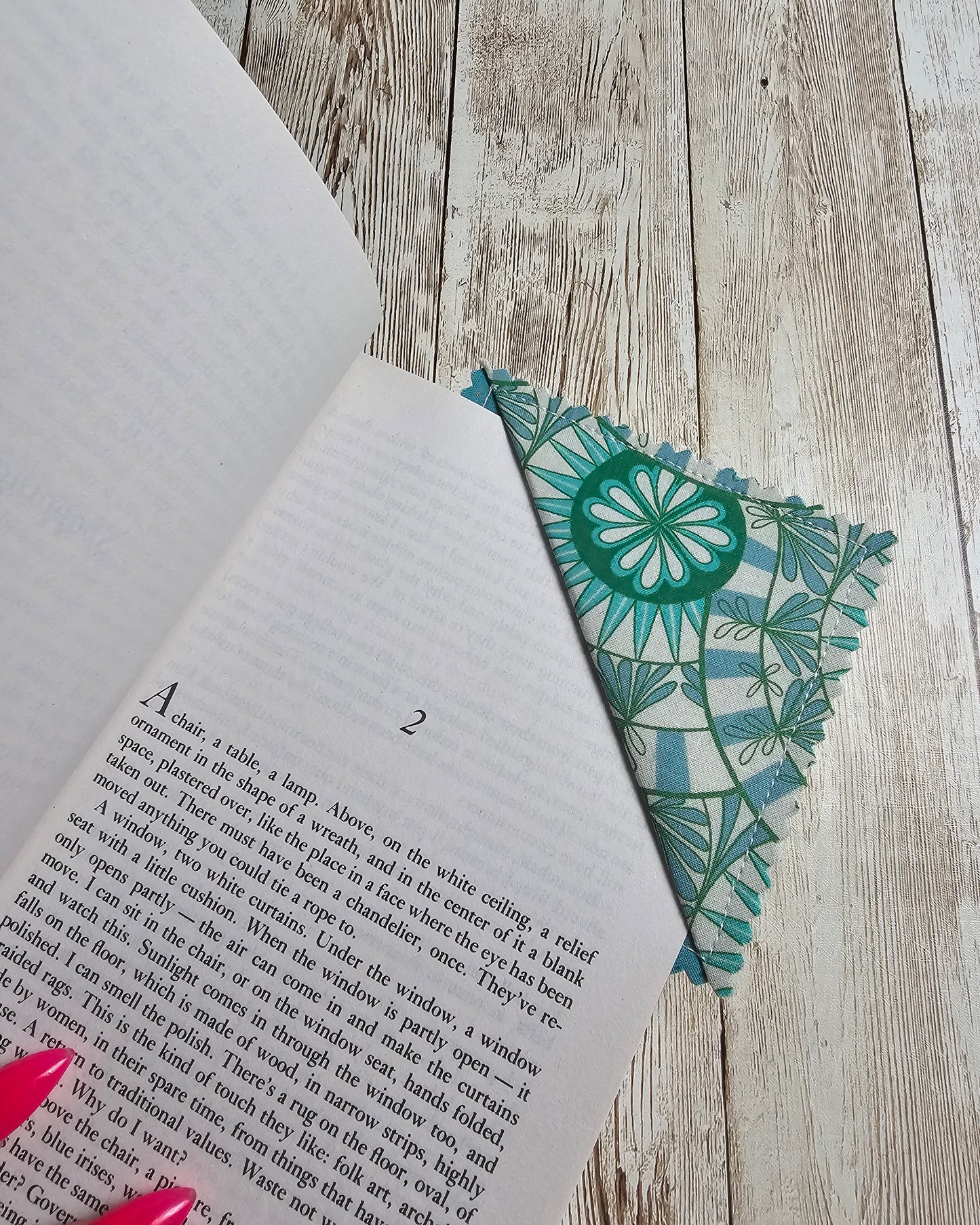 Handmade Fabric Bookmark – Back to School Supplies – Perfect for Kids, Teens, Teachers