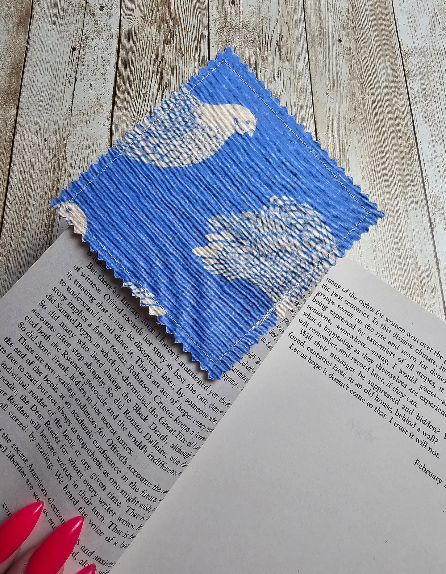 Handmade Fabric Bookmark – Back to School Supplies – Perfect for Kids, Teens, Teachers