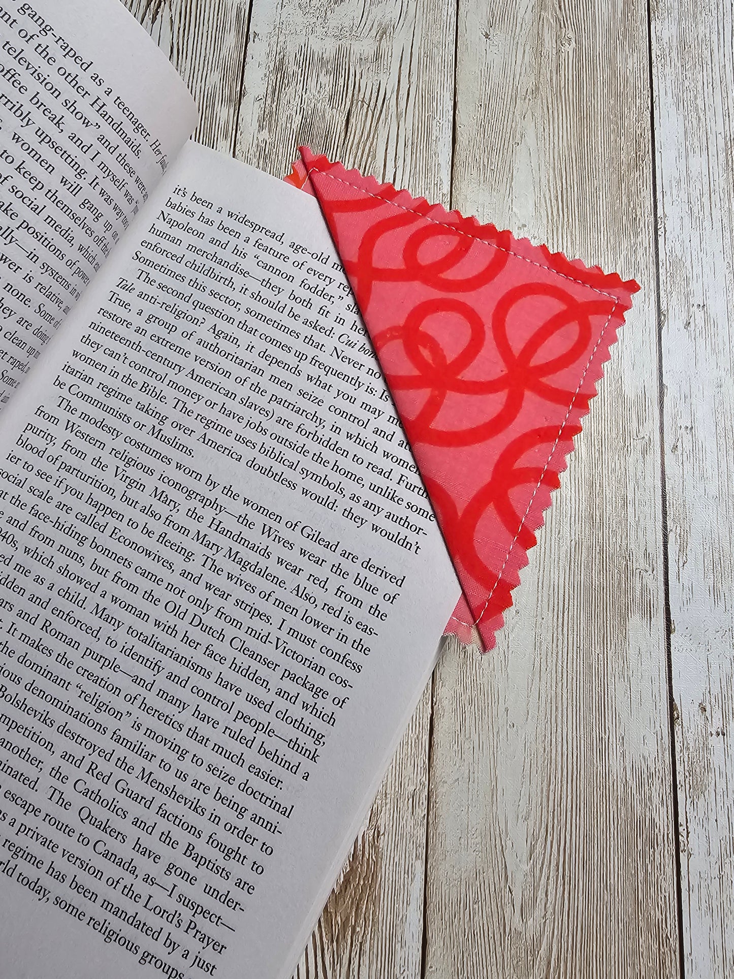 Handmade Fabric Bookmark – Back to School Supplies – Perfect for Kids, Teens, Teachers